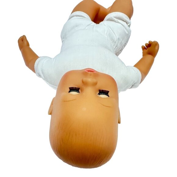 Bayer Reborn Doll Vintage Doll 17 inch Soft Body Pink Clothing - Picture 8 of 15